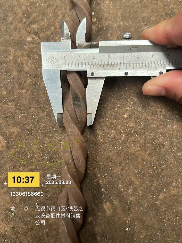门窗栏杆家具配件-方钢麻花条双线